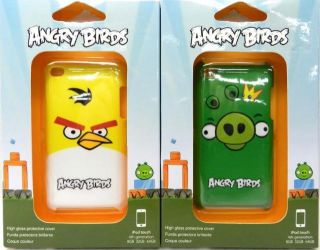Gear 4 Angry Birds Yellow Bird King Pig iPod Touch Cases