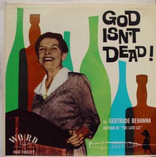 Gertrude Behanna God IsnT Dead LP Mint w 3179 Vinyl Record