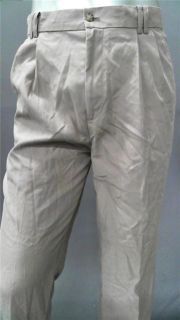 Greg Norman Golf Mens 32 Comfort Pleated Front Casual Pants Khaki