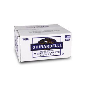 10 lbs Ghirardelli Sweet Ground White Chocolate Powder
