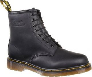 New Womens Doc Dr Martens 1460 Boots Black Greasy US Size 7