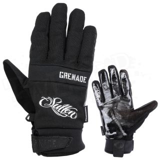New 2013 Grenade Gas Sullen Mens Snowboard Pipe Gloves Black Medium M