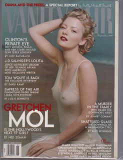 1998 Vanity Fair Magazine September Gretchen Mol