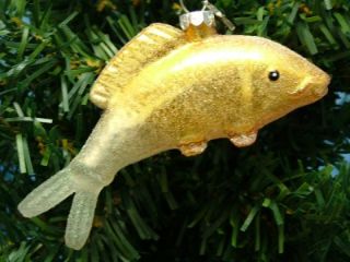 New Midwest Glass Golden Koi Fish Pond Decoration Christmas Tree