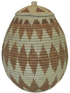 Zulu Llala Palm Ukhamba Basket 26131