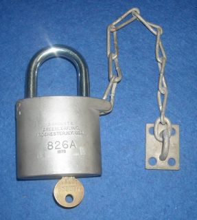 Sargent Greenleaf Inc Pad Lock with Key