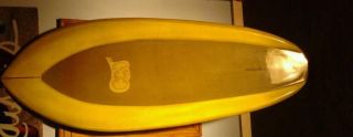 Vintage 70s CBJ Spoon Greenough Style 4ft 4in Kneeboard Surfboard