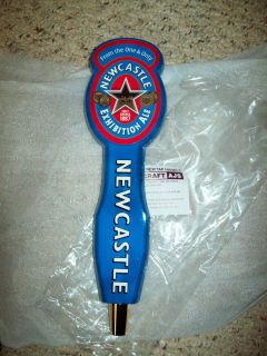 Newcastle Exhibition Ale Beer Tap Handle New Mint 11 5