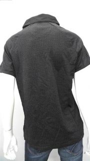 Greg Norman Ladies Womens L Lightweight Shirt & Top Multi Color Black