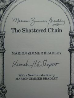  Chain by Marion Zimmer Bradley Gregg Press 1979 0839825021