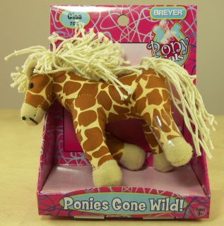 Breyer Horse Ponies Gone Wild Little Plush Gina 7120 Pony Gals New on