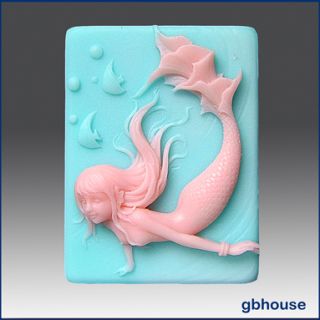  Ocean Topic Soap Mold – Mermaid Ginetta 