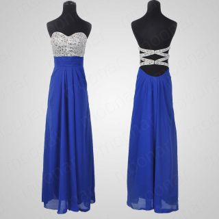 Wedding Bridesmaid Prom Gowns Evening Ball Cocktail Long Dress Stock