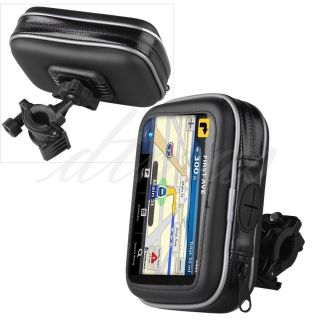 Waterproof Bike Motorcycle GPS Case Bag Cover Mount Holder