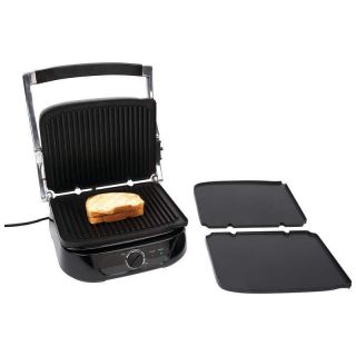 Slice Panini Grill Sandwich Press Maker Detachable Trays 1500 Watts