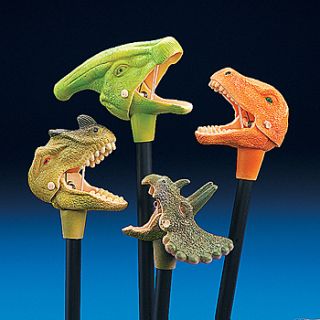 Plastic Realistic Dinosaur Grabbers / LOT OF 4 / DINOSAUR PARTY (5/682
