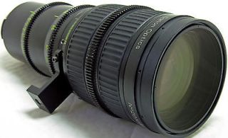  T2.4 Canon Optex Super 16 201 zoom lens Arri PL Red One Alexa S16