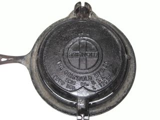vintage Griswold cast iron Waffle iron No. 8. Please see photos for