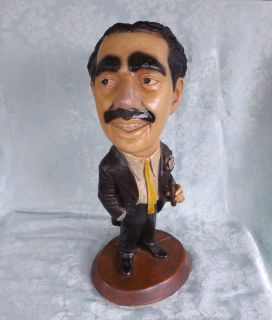  Esco Chalkware Statue Figure Groucho Marx in Tuxedo with Cigar