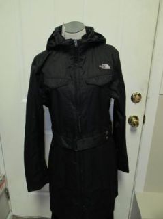 North Face Womens Stella Grace Jacket Raincoat L Black