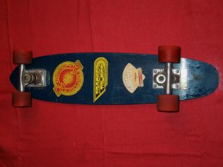 Vintage 1970s Gordon and Smith G s Fibreflex Skateboard
