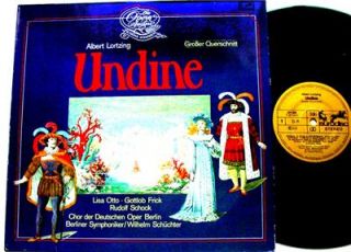 Lortzing Undine Frick Schock Gruber Stereo NMINT