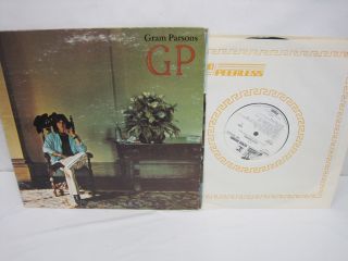 Gram Parsons GP 1973 WB Reprise MS 2123 0598 White Label Promo 33 RPM