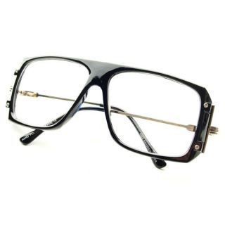 New Vintage Retro Style Clear Lens Glasses Eyeglasses Frames in Black