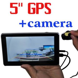 Car GPS Navigator Av in FM 2GB TF Card MAP with Bluetooth +Wireless