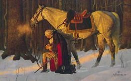 arnold friberg prayer at valley forge 24x15 