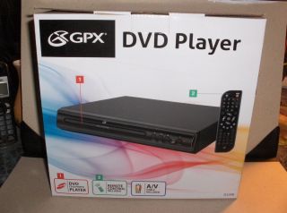 GPX DVD Player Model D200B New in Box