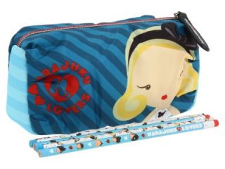 Harajuku Lovers Handbag Pom Pom Pencil Cosmetic Bag