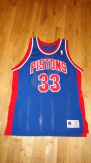 Grant Hill #33 Detroit Pistons Champion Vintage Road Jersey 48