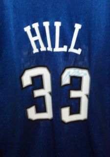Grant Hill Game Worn Signed Jersey Orlando Magic 33 Jersey