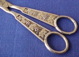These outstanding Grape Scissors were made in 1810 in fully hallmarked