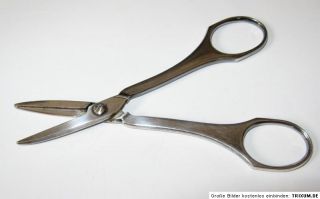 WMF 100 Silverplated Grape Scissors 120mm with Tip Case Good Condition