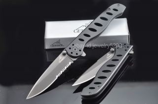 Gerber EVO Black Aluminum Black Folding Linelock Knife
