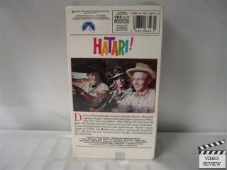 Hatari New VHS John Wayne Hardy Kruger Red Buttons 097360662931