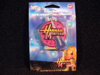Theme Hannah Montana Birthday Cake Candle 2.62 high by Wilton