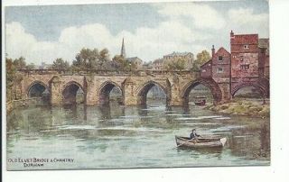 QUINTON (*3405) Old Elvet Bridge & Chantry, Durham pu 1943