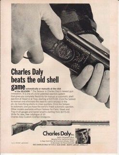 1970 CHARLES DALY AD SELEXOR DIAMOND GRADE SHOTGUN