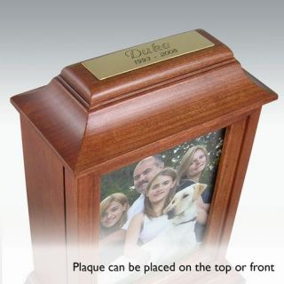 Hanover Wood Photo Frame   Pet Cremation Urn   