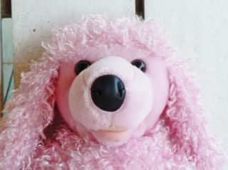 Build A Bear Workshop Pink Poodle Plush Stuffed Animal Dog Puppy 20