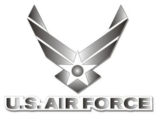 Air Force Gray Hap Arnold 5 5 Wings Decal Sticker Decal