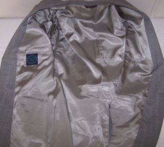 44R Haralson Park Black Gray Plaid 2 Button Sport Coat Jacket Suit