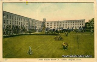 1907 Grand Rapids Michigan Grand Rapids Chair Company Postcard
