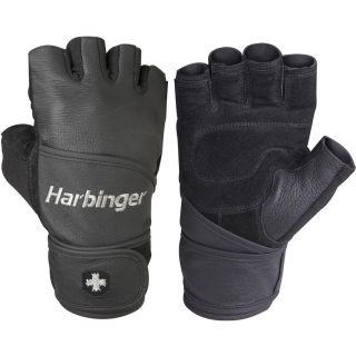 Harbinger 130 Classic Wristwrap Lifting Gloves Black