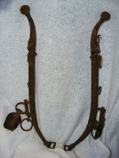 Antique Horse Harness Collar Hanes Metal Farm Hanes Rustic Country