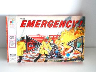 Vintage 1974 4406 Emergency The Board Game Milton Bradley Complete TV