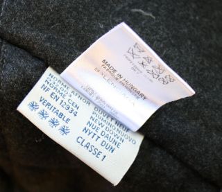 Super RARE Unisex Balenciaga MONCLER 2006 Down Jacket Wool Lining 44